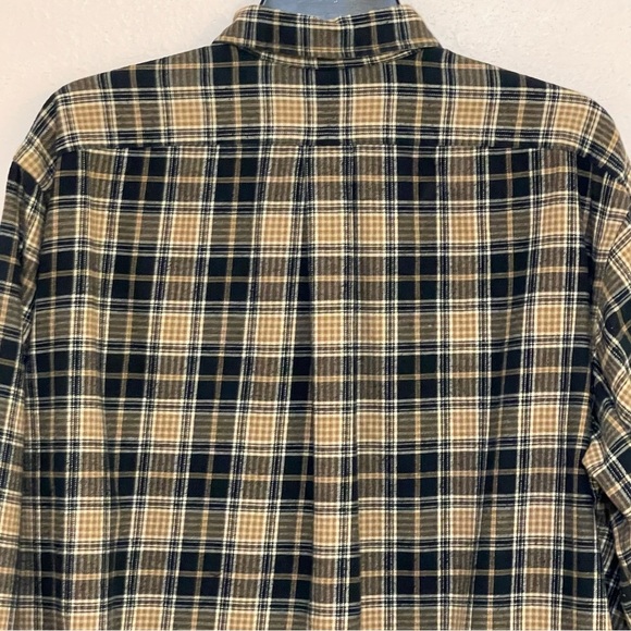 Polo Ralph Lauren Whitfield Flannel Shirt Long Sleeve Size Large 100% Cotton - Picture 4 of 8